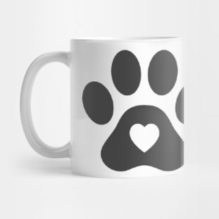Dog paw Mug
